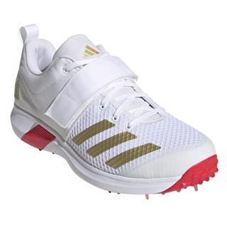 adidas Vector Spike Cricket Shoe RED/GOL 