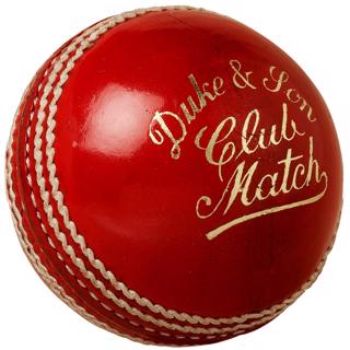 Dukes CM BCF Cricket Ball RED WOMENS%2 