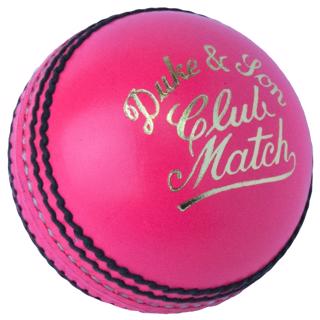 Dukes CM BCF Cricket Ball PINK MENS, 