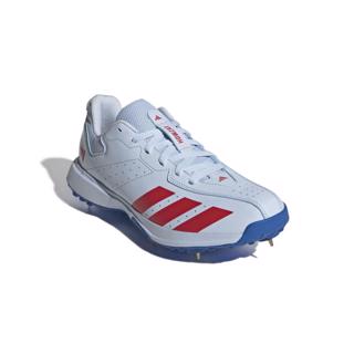 addias HOWZAT Spike Cricket Shoe BLUE/RE 