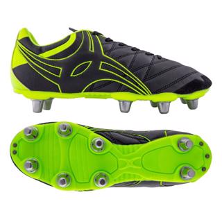 Clearance New Gilbert Rugby Boots Sidestep V1 MSX Black/Yellow size UK 12 