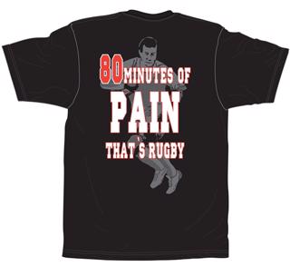 No Pushover Rugby 80 Minute T-Shirt 