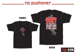 No Pushover Rugby Shaken T-Shirt 
