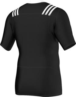 adidas 3 Stripes Fitted Rugby Jersey B 