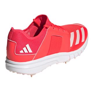 adidas Howzat Spike Cricket Shoe RED/WHI 