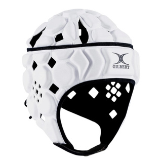 Gilbert Octane Rugby Headguard WHITE/BLACK 