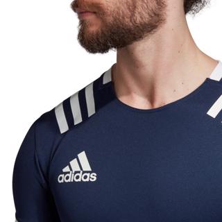 adidas 3 Stripe Fitted Rugby Jersey NA 