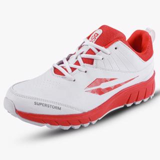 DSC Superstorm Rubber Cricket Shoes RED 
