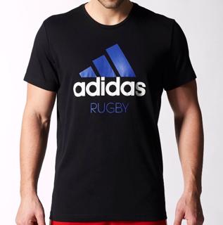 adidas Rugby Tee, BLACK 