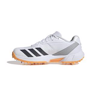 adidas 22YDS Spike Cricket Shoe WHITE/OR 