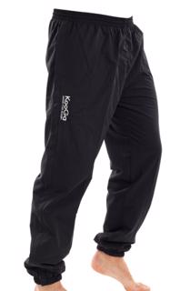 Black New Leicester Tigers Kooga Men's Rugby Microfibre Track Pants 