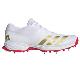 adidas 22YDS Spike Cricket Shoe RED/GOLD 