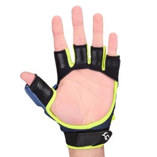 Kookaburra SPIRIT Hockey Glove GREY/YELLOW 