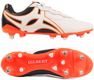 Gilbert SPRINT 6S Rugby Boot WHITE 