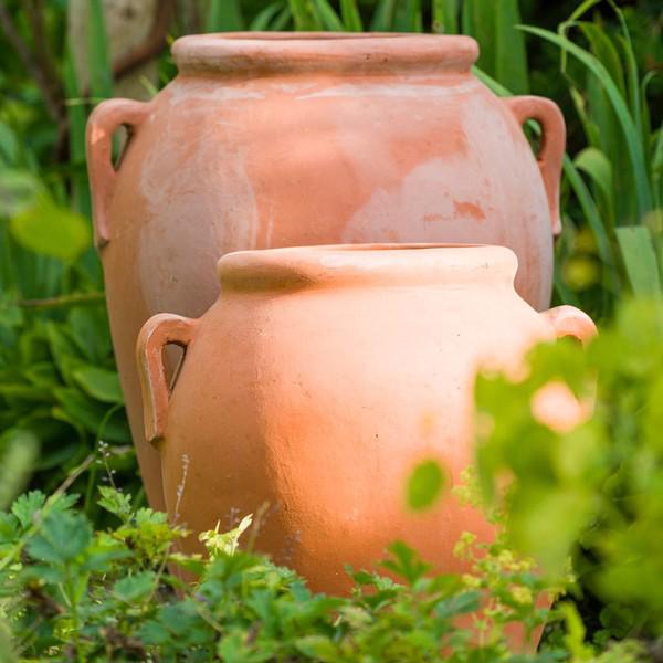 Terracini - Olive Round Jar Planter - Terracotta