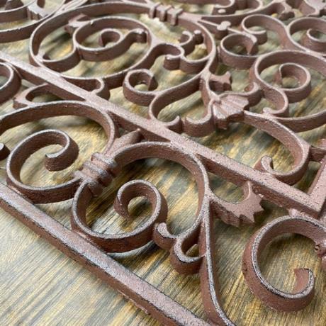 Cast Iron Ornate Door Mat