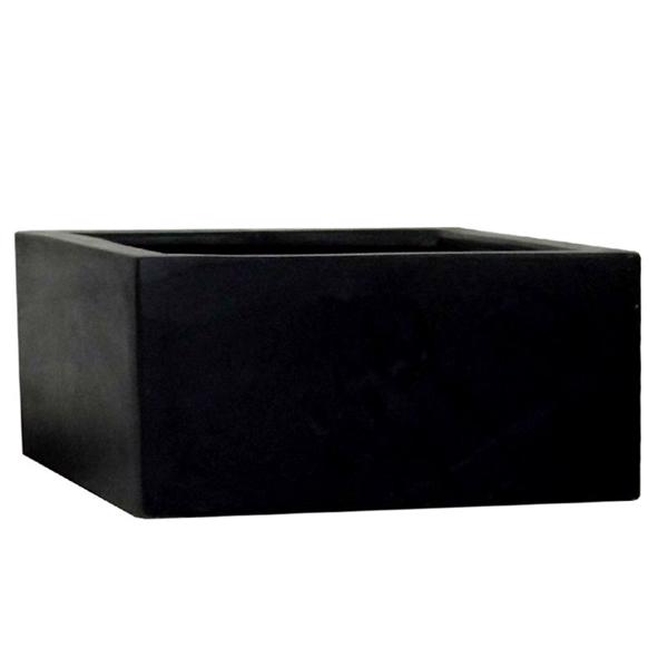 Polystone Contemporary Low Box - Slate Black*