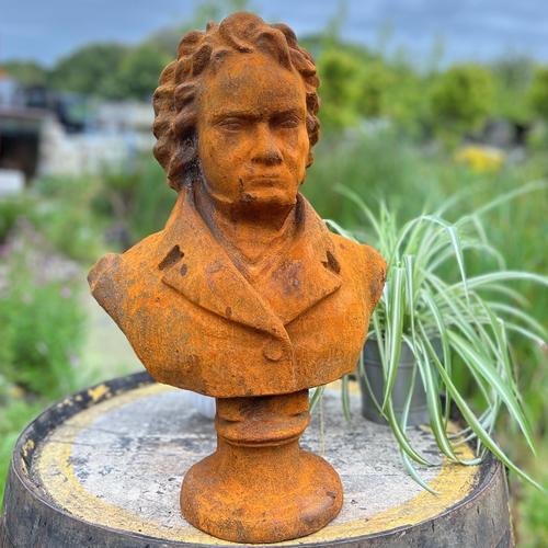 Cast Iron Beethoven Statue