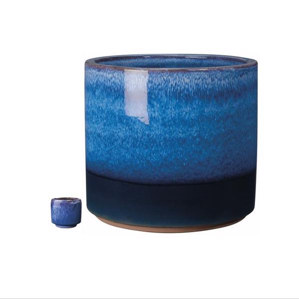 Glazed Ocean Pots Blue