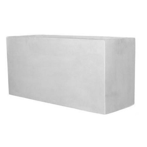 Polystone Contemporary Trough - Marble White