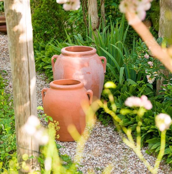 Terracini - Olive Round Jar Planter - Terracotta