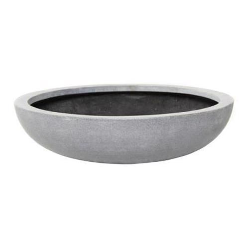 Polystone Contemporary Dish - Grey 540 Ø x 130 (H)mm