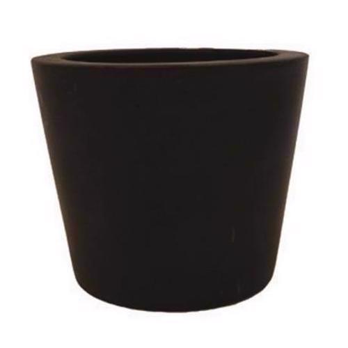 Polystone Contemporary Pot - Black