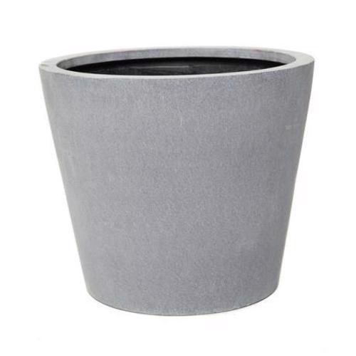 Polystone Contemporary Pot - Grey