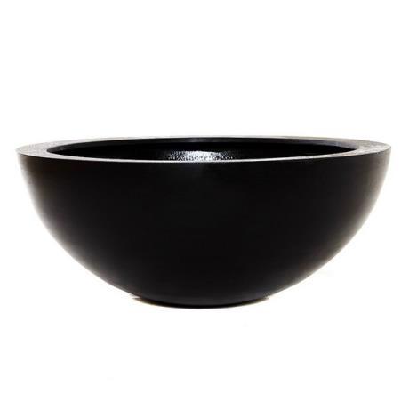 Polystone Contemporary Deep Bowl - Slate Black