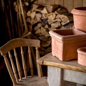 Terracini - Baytree Square Pot Planter - Terracotta