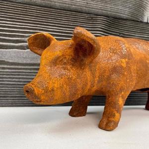 Cast Iron Mini Piglet  Statue - 320mm High