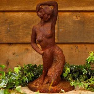 Cast Iron Fifties Nude Statue