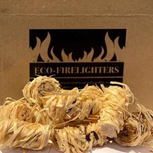 Wood-Wool and Paraffin  Eco-Firelighters - Pack of 60