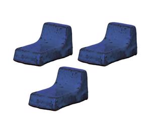 Haut Pot Feet Blue Set of 3