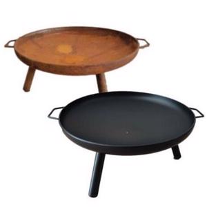 Spark Fire Pit with Legs 80cm - Rust
