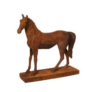 Cast Iron Miniature Standing Horse Statue - 370mm High