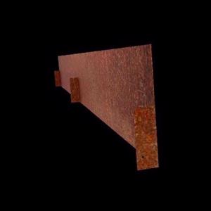 Corten Steel Edging - Straight Edge