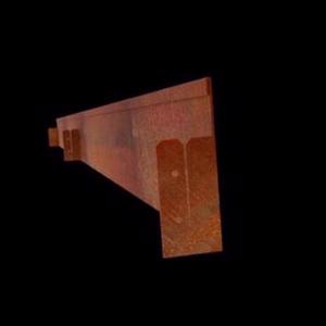 Corten Steel Edging - Folded Edge