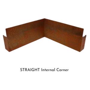 Corten Steel Edging - Straight Internal Corner