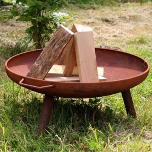 Spark Fire Pit with Legs 80cm - Rust