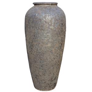 Glazed Ceramic Haiphong Jar - Black Atlantis - 730mm  Ø x 1600mm H